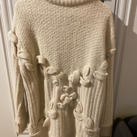 Free People alpaca cardigan. Cream color. Size XS - Picture 5 of 8